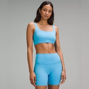Lululemon Bend This Scoop and Square Bra
Light Support Size S/M Color Kayak Blue